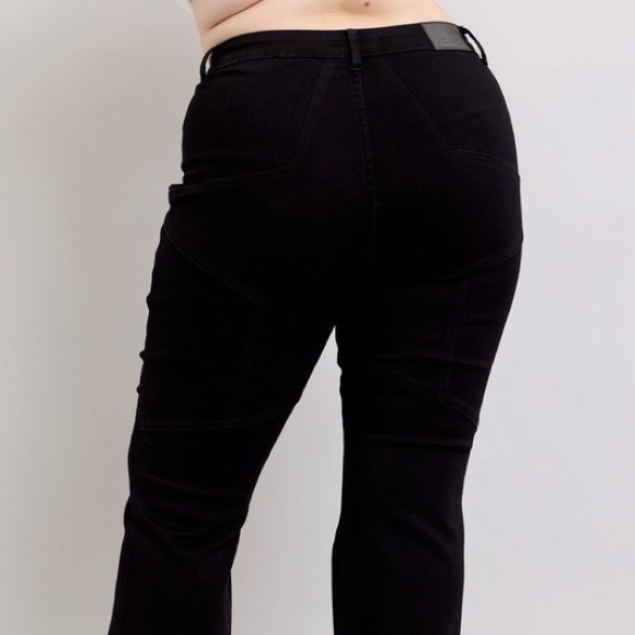 Judy Blue Full Size High Waist Star Seam Detail Flare Plus Size - Picture 11 of 13